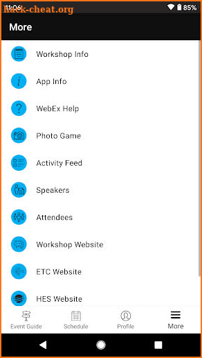 ETC Events screenshot