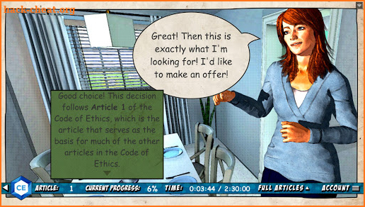 Ethics Adventure screenshot