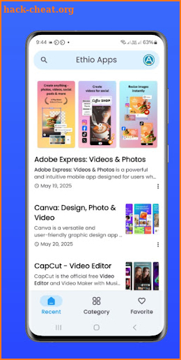 Ethio Apps screenshot