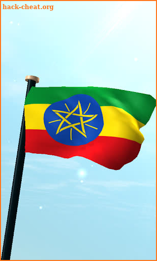 Ethiopia Flag 3D Free screenshot