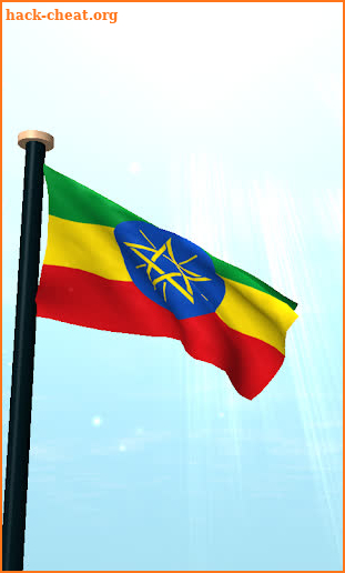 Ethiopia Flag 3D Free screenshot