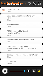 Ethiopia Radio Stations Online - Ethiopian FM AM screenshot