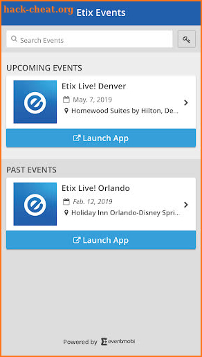 Etix Events screenshot