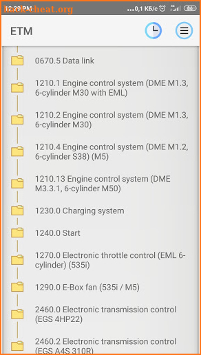 ETM Electrical Manuals screenshot