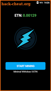 ETN Mobile Miner (Electroneum Mobile Miner) screenshot
