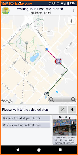 eTours Yerevan Map and Walking Tours screenshot