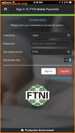 ETRAN Mobile Payments screenshot