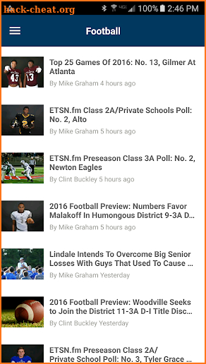 ETSN.fm - East Texas Sports Network screenshot