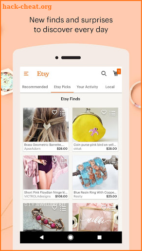 Etsy: Buy Custom, Handmade, and Unique Goods screenshot