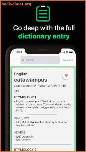 Etymology Explorer screenshot