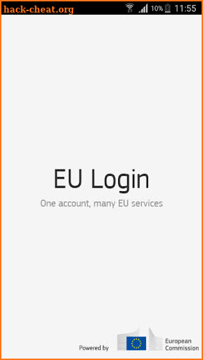 EU Login screenshot