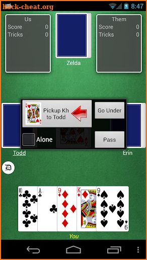 Euchre screenshot