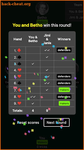 Euchre Card Game screenshot