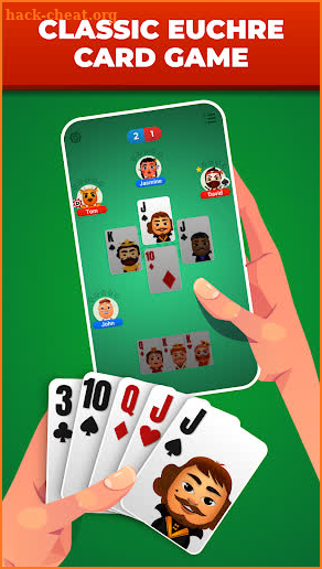 Euchre Mania! - Card game screenshot