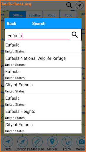Eufaula Lake - Alabama Offline GPS Fishing Charts screenshot