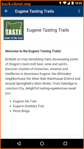 Eugene Tasting Trails screenshot