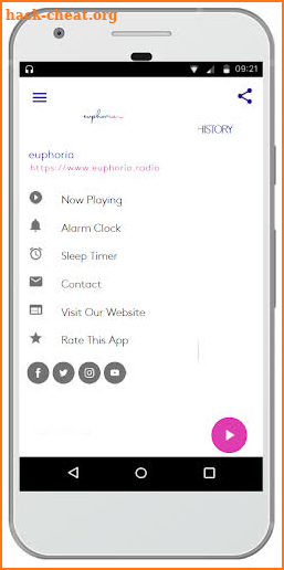 euphoria radio screenshot