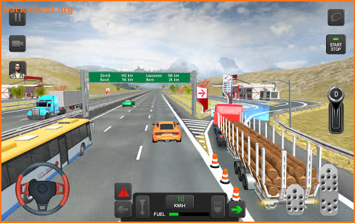 Euro Heavy Truck Drive-Driving Simulator 2019 screenshot