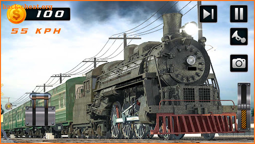 Euro Train Driving Sim Game screenshot