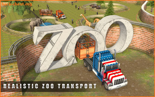 Euro Truck City Zoo Animals Transporter Game screenshot