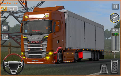 Euro Truck Driving Games 3D screenshot