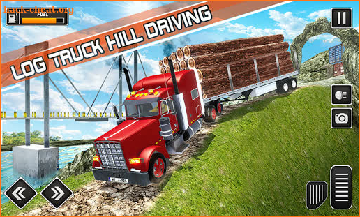 Euro Truck Driving Games : Log, Cargo Transporter screenshot