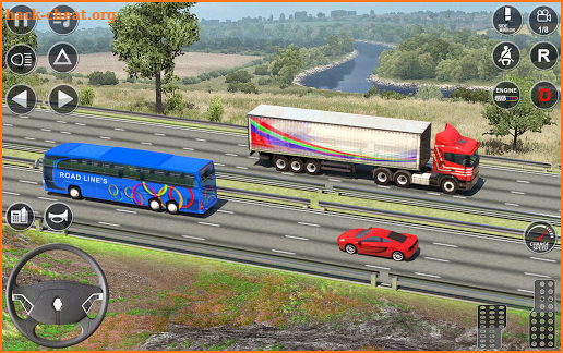 Euro Truck Driving Simulator 3D - Free Game screenshot