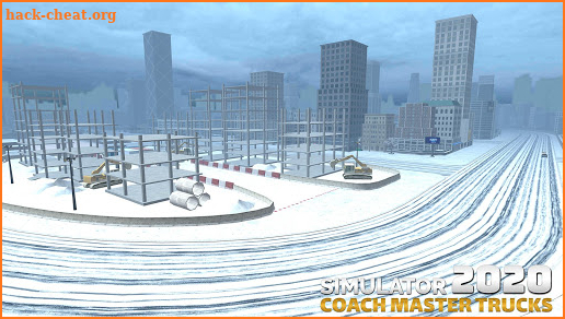 Euro Truck in Driving Snow Roads Simulator 2020 screenshot