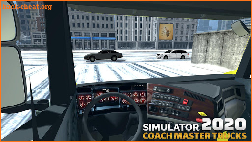 Euro Truck in Driving Snow Roads Simulator 2020 screenshot