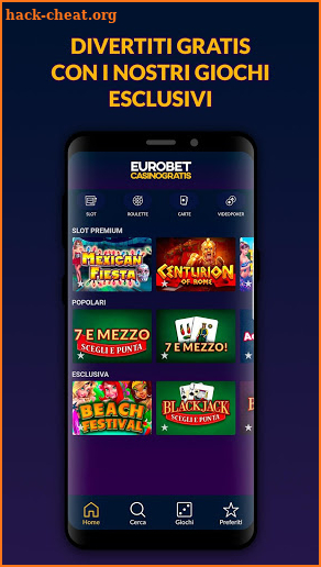 Eurobet Casinò Gratis - Slot, Roulette, Black Jack screenshot