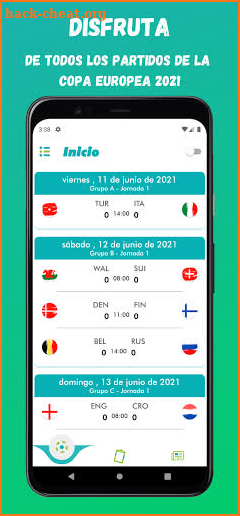 Eurocopa 2020 en 2021 - Resultados en vivo screenshot