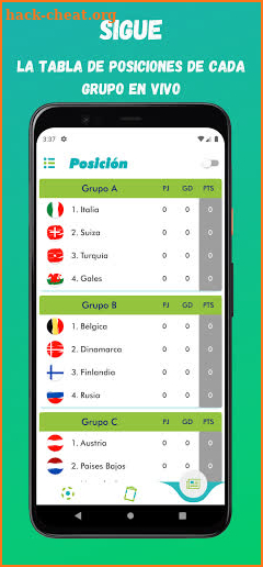 Eurocopa 2020 en 2021 - Resultados en vivo screenshot