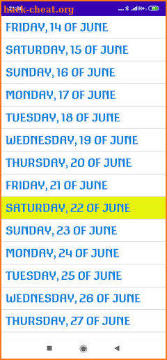 Eurocup 2024 Calendar screenshot