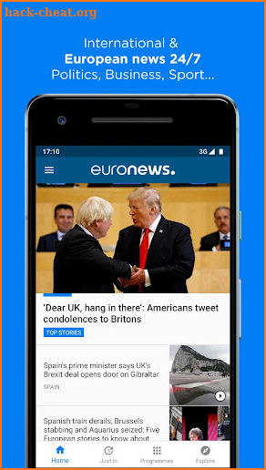Euronews: Daily breaking world news & Live TV screenshot