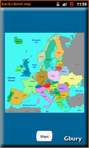 Europe Countries and Capitals screenshot