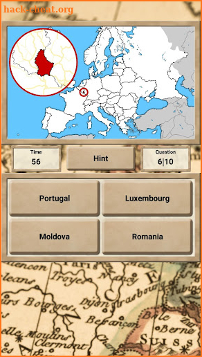 Europe Geography - Quiz Game screenshot
