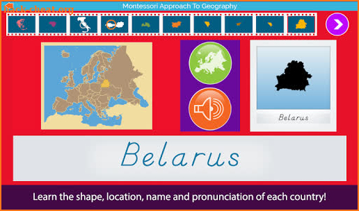 Europe - Montessori Geography with Puzzle Maps screenshot