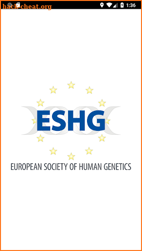 European Soc. of Human Genetics screenshot