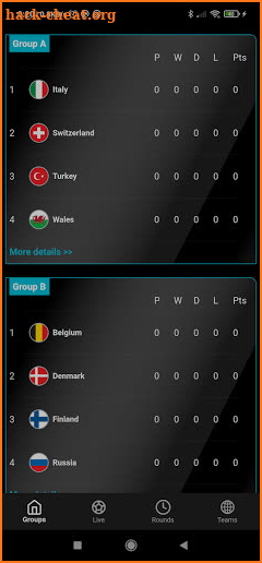 Euro® 2021 ⚽ 2020 Football Live score screenshot