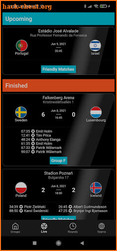 Euro® 2021 ⚽ 2020 Football Live score screenshot