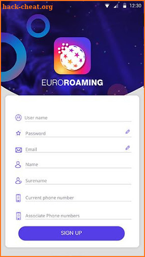 EuroRoaming screenshot