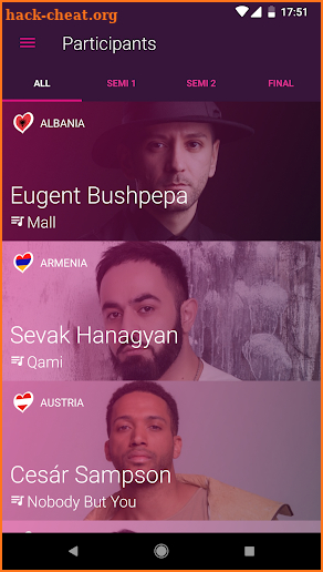 Eurovision Song Contest screenshot