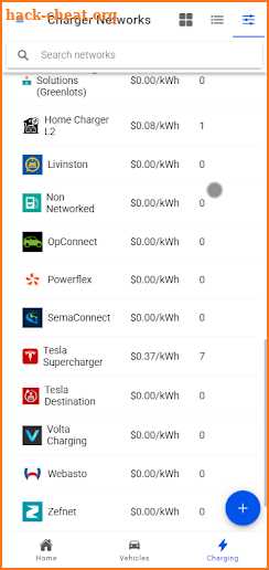 EV Trip Log screenshot