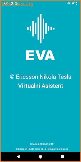 EVA - Ericsson Nikola Tesla Virtualni Asistent screenshot