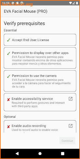 EVA Facial Mouse PRO screenshot