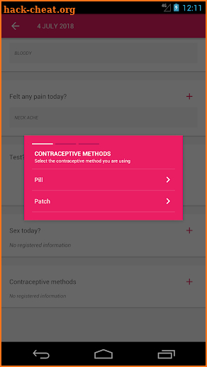 EVA - Menstrual calendar and fertility screenshot