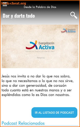 Evangelizacion Activa App screenshot