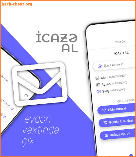 EVDƏ QAL - İcazə və Statistika screenshot