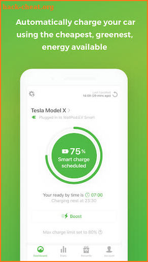 ev.energy - smart home EV charging screenshot