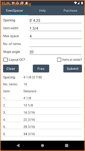 EvenSpacer - space objects evenly screenshot